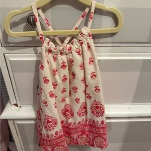 GAP Cream and Red Baby Dress